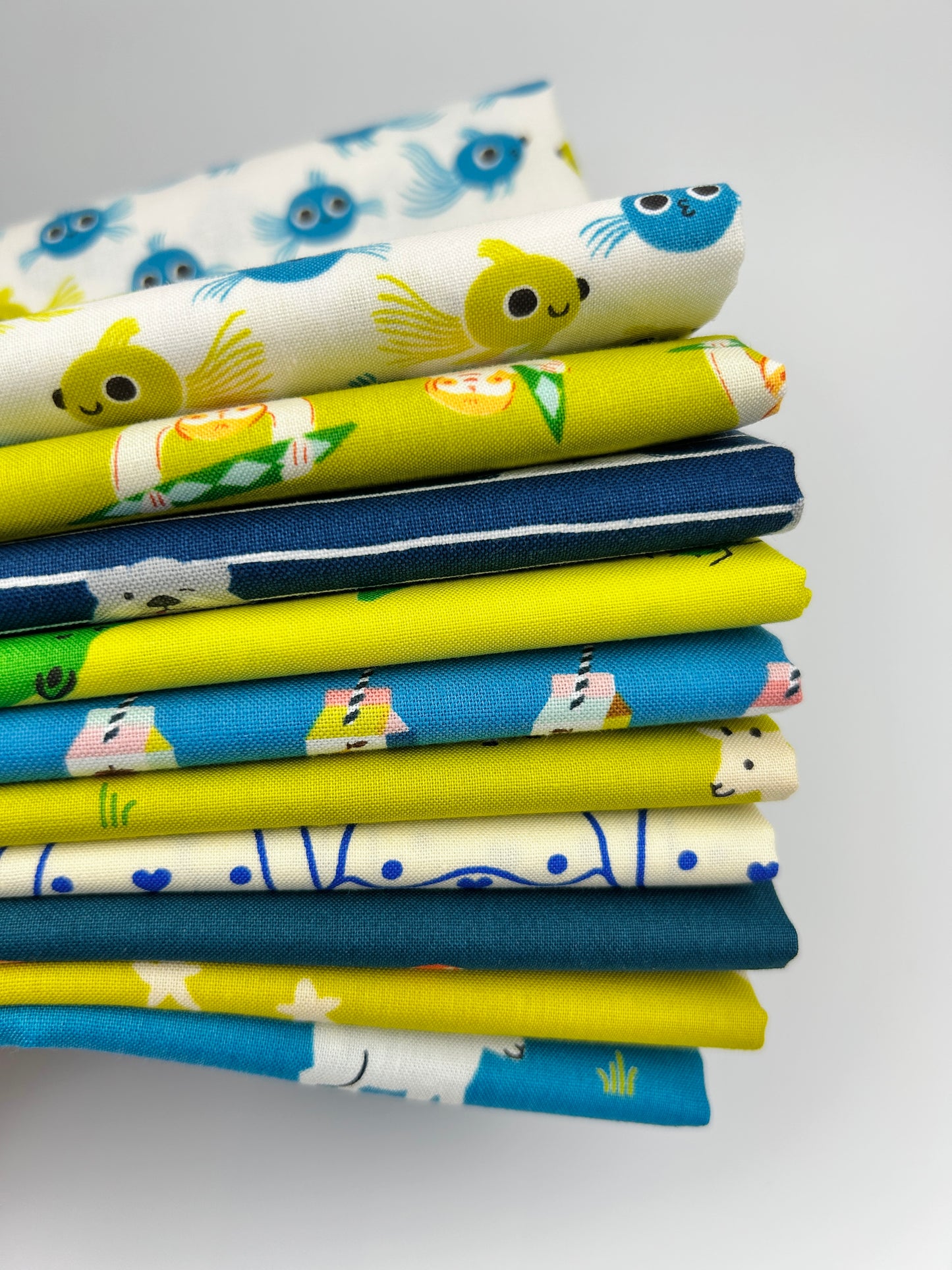 Blue & Green FQ Bundle