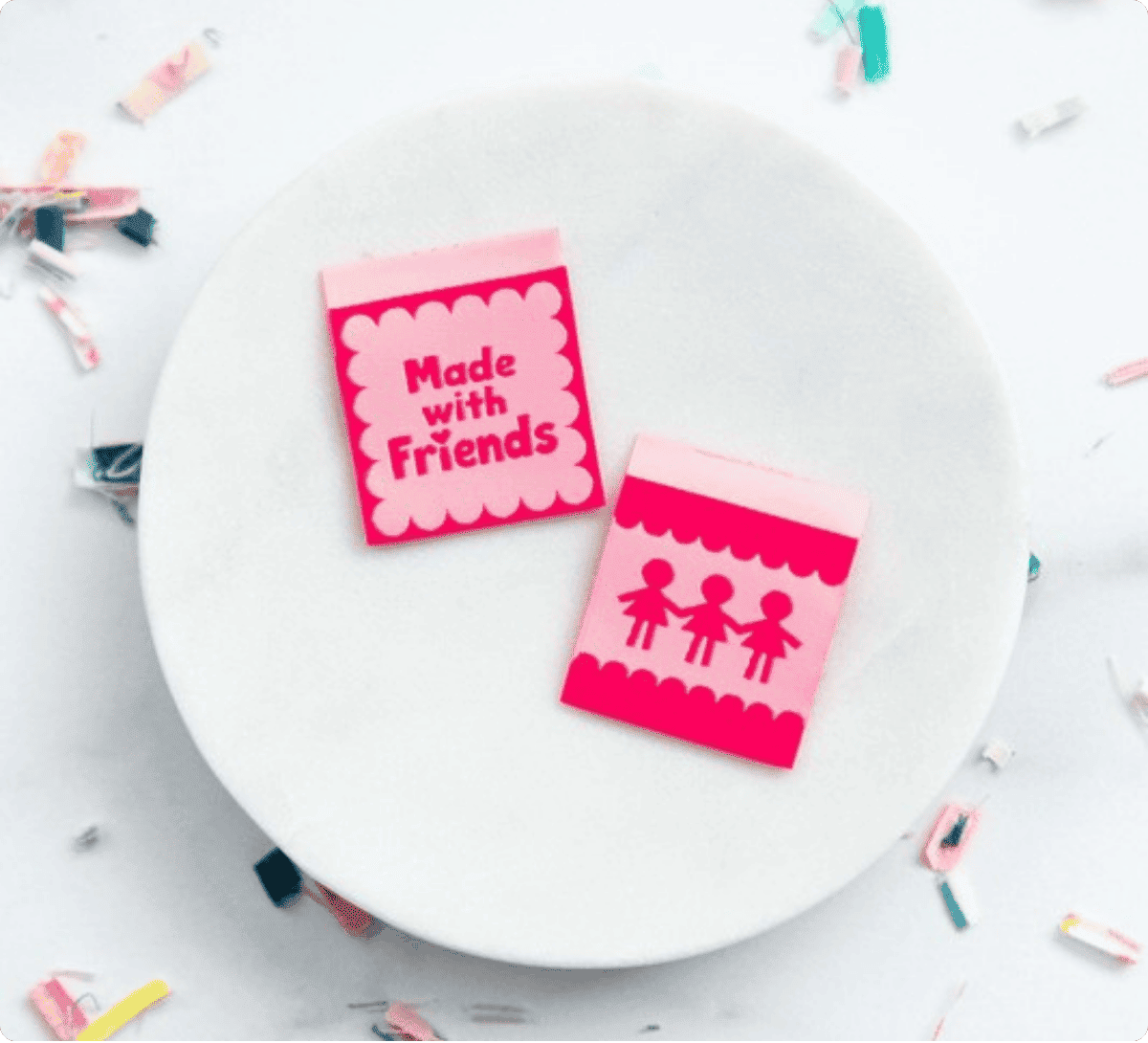 Lolly Tags Woven Labels Made with Friends