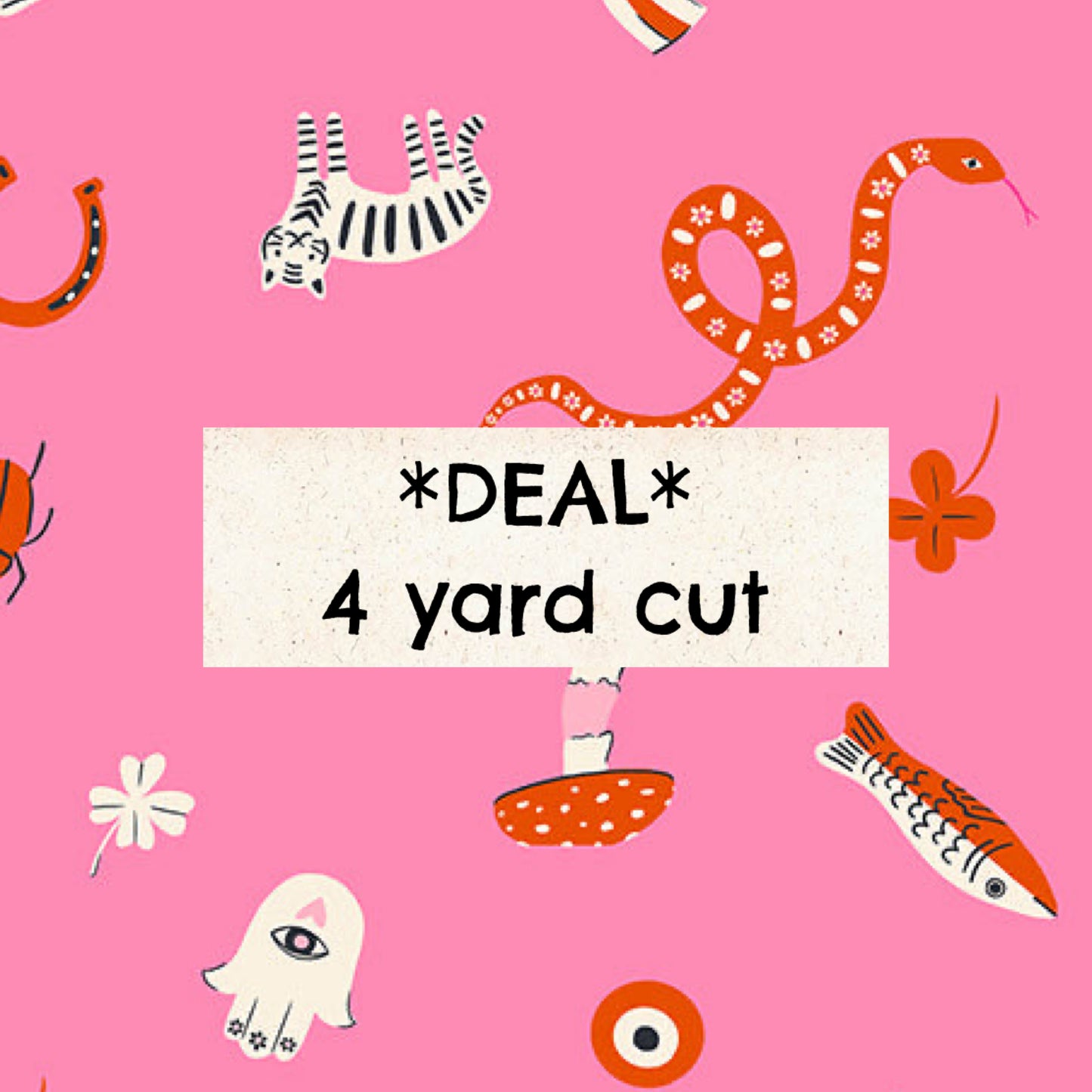 Good Luck Lucky Pink 4 Yard Deal