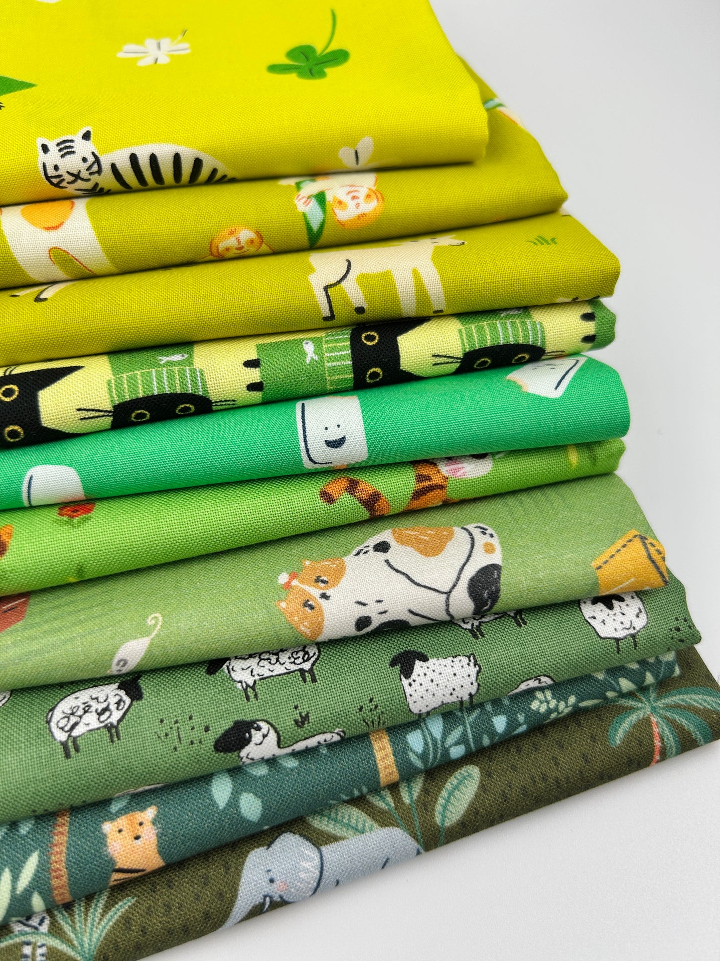 Charming Green FQ Bundle