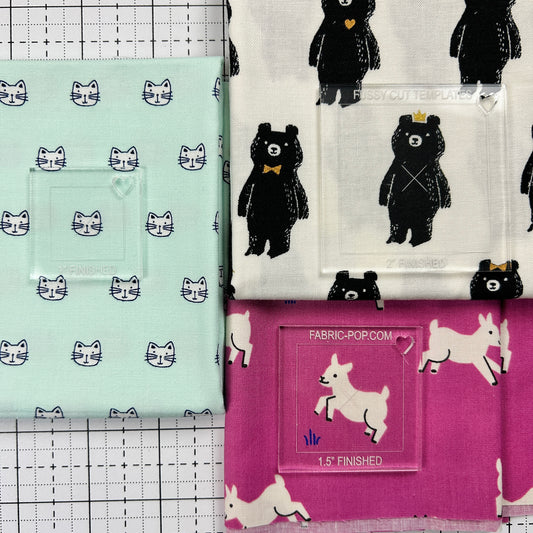 Tiny Fussy Cut Template Set