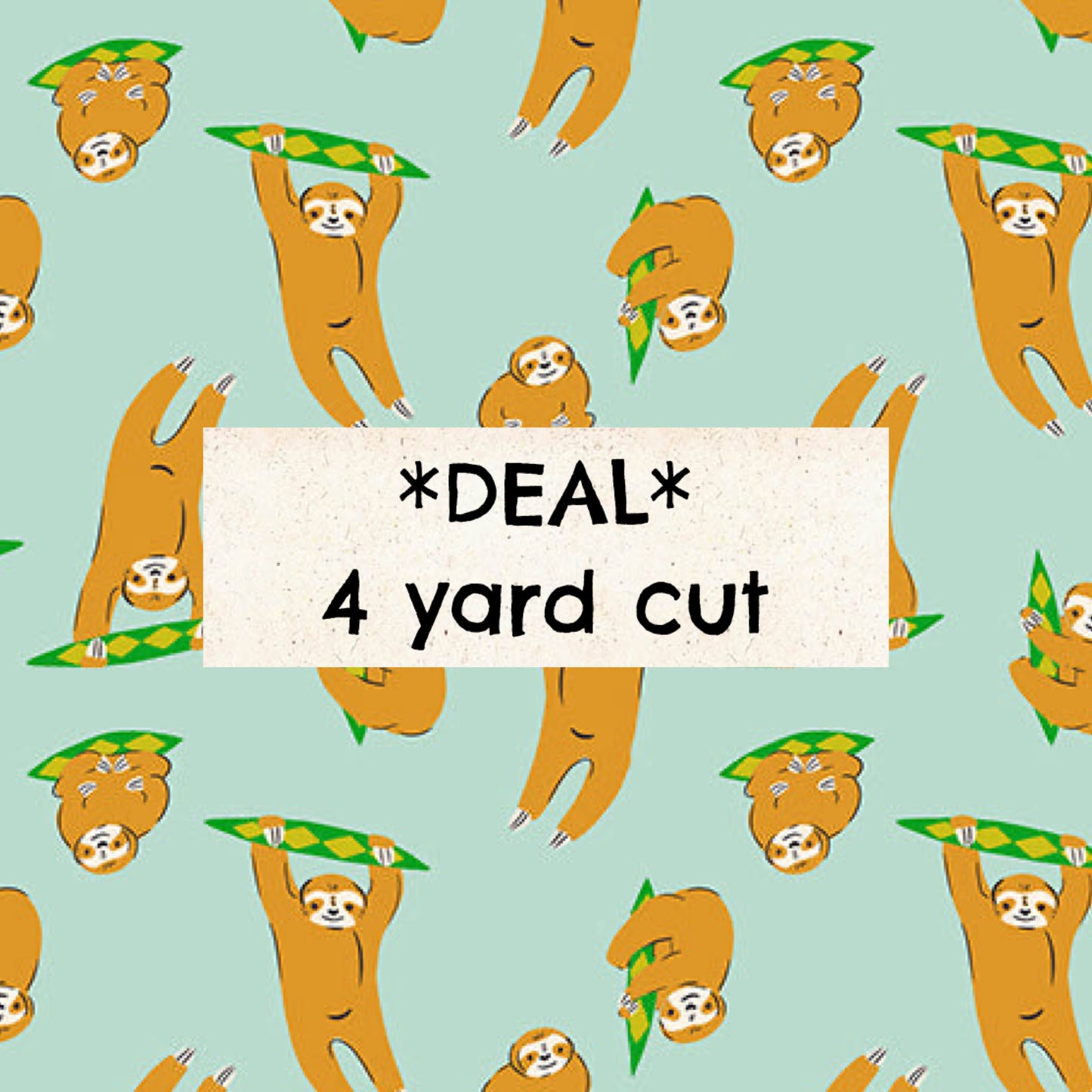 Animal Animal Sloth Minty 4 Yard Deal