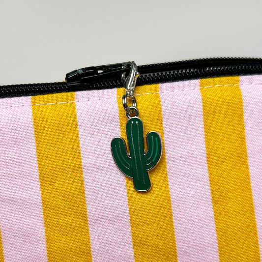 Cactus Zipper Charm