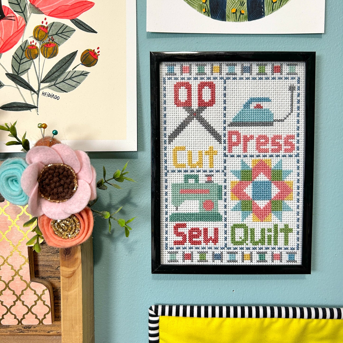 Cut Press Sew Cross Stitch Kit