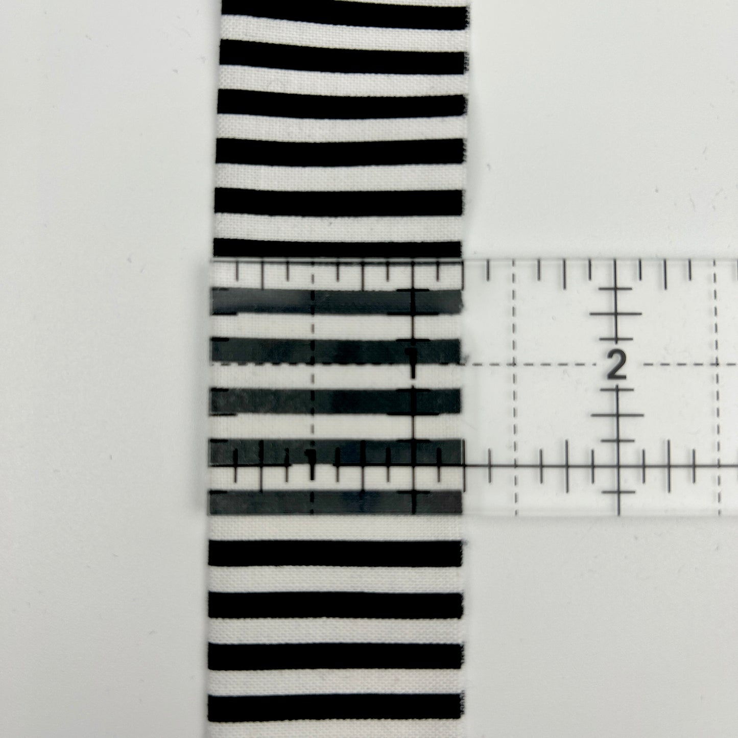 Black & White Striped Binding Roll (Single Fold)