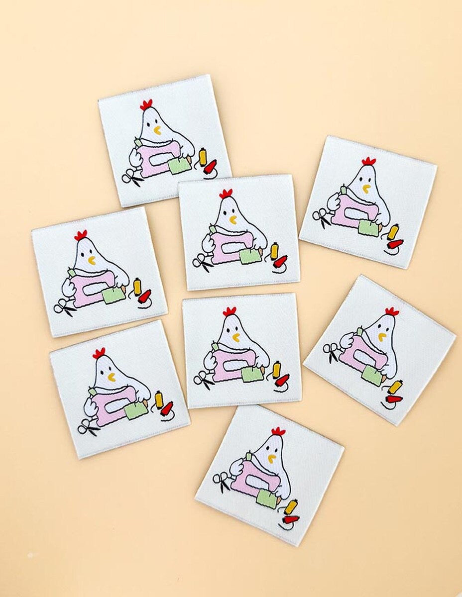 Minki Kim Sewing Chicken Woven Labels