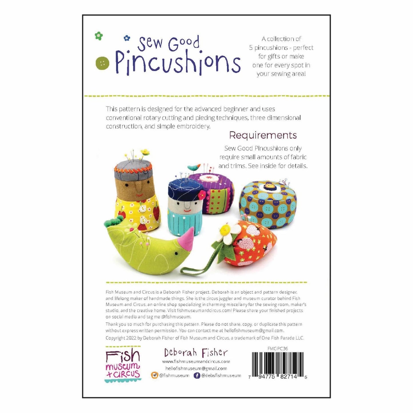 Sew Good Pincushions Pattern