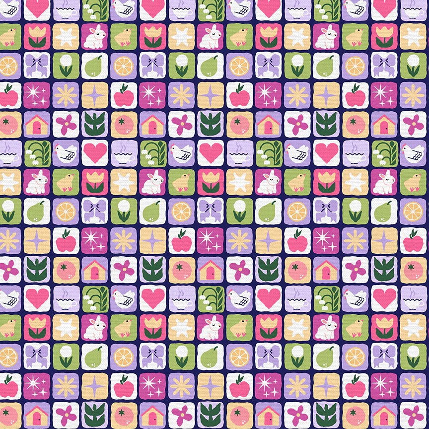 Cozy Cottage Mini Icons Purple/Pink