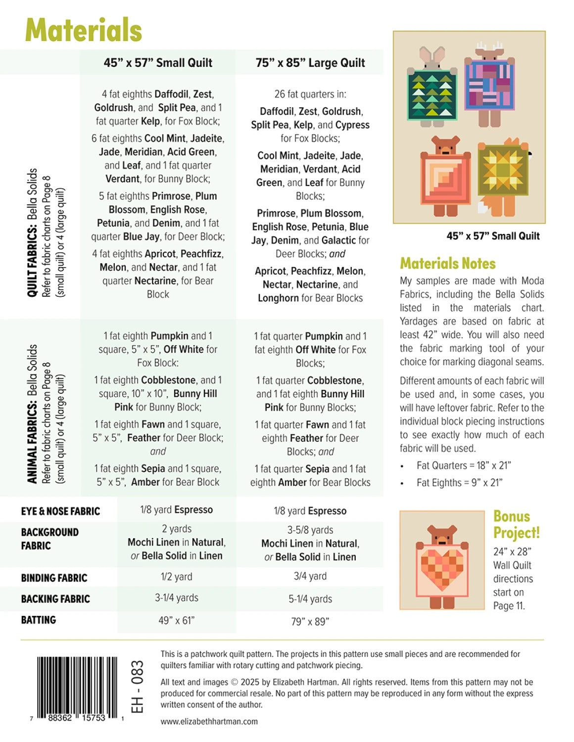 Show and Tell Quilt Pattern