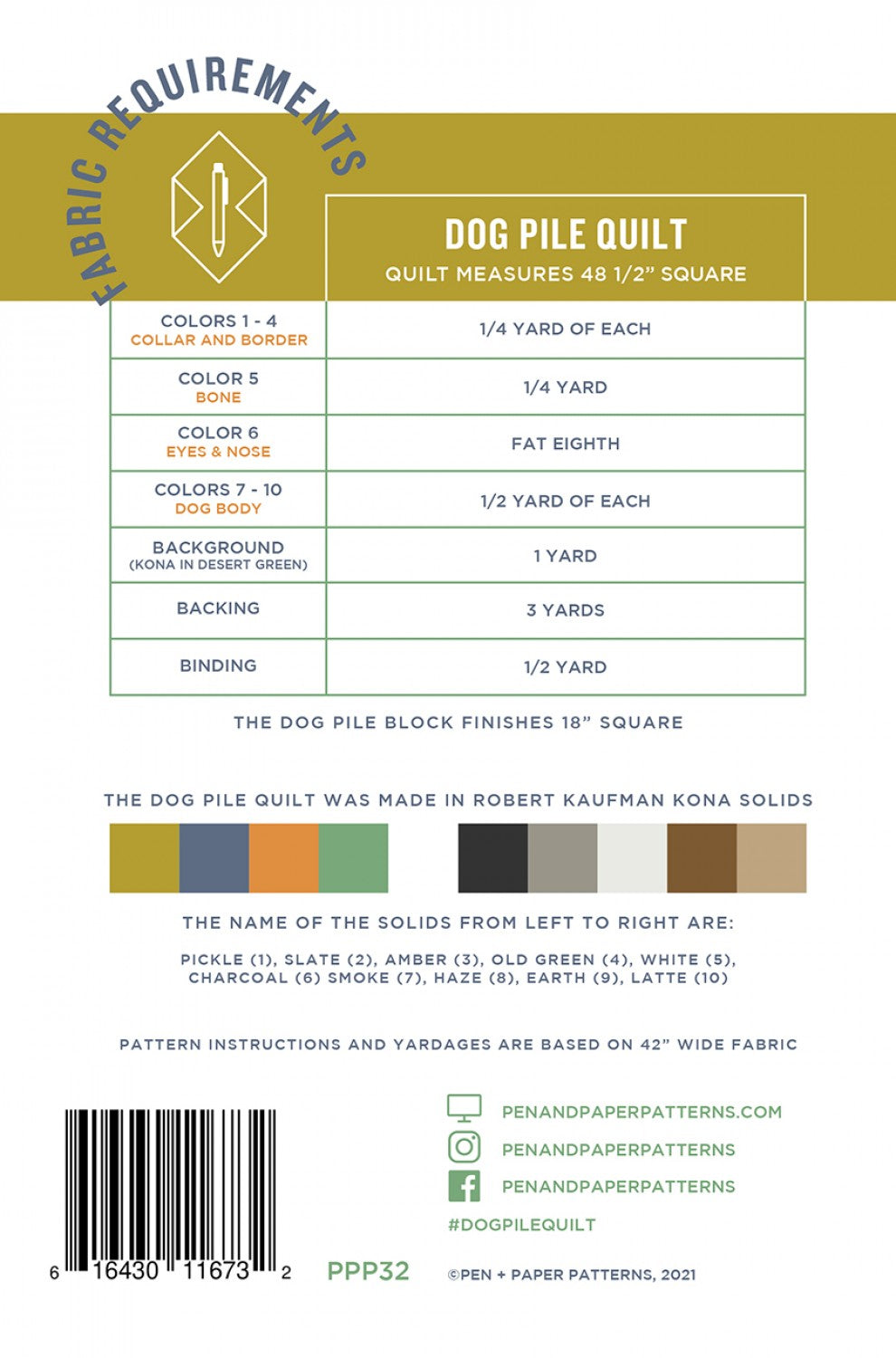 Dog Pile Quilt Pattern