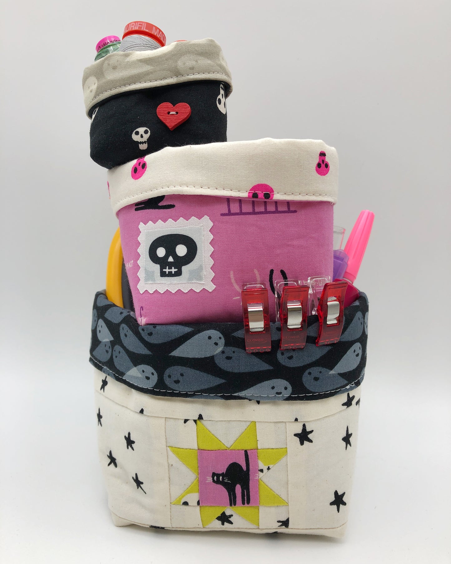 Bitty Bins PDF Sewing Pattern