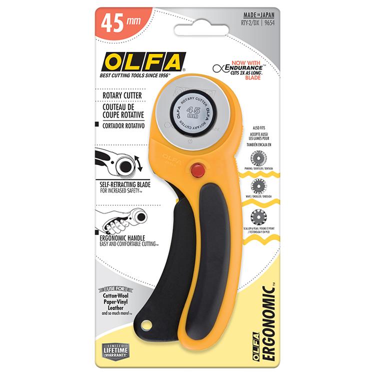 Olfa 45mm Ergonomic Rotary Cutter