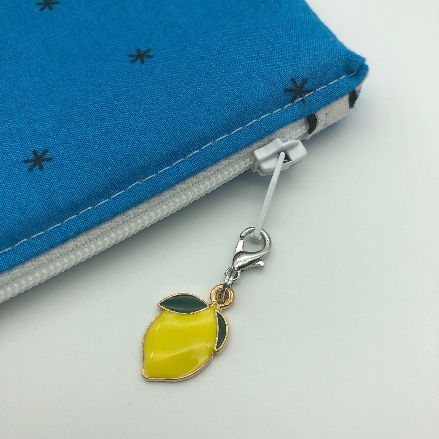 Lemon Zipper Charm