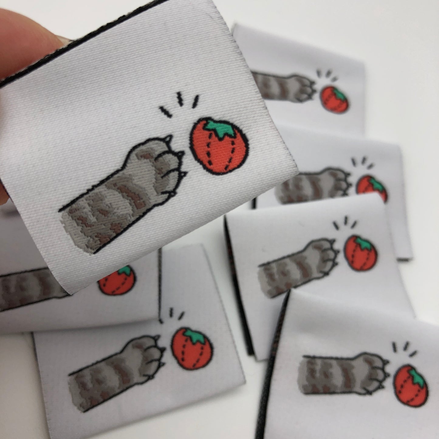 Cat Paw Sew-In Labels