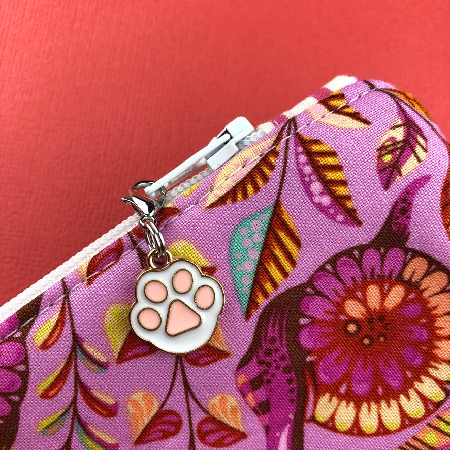 Cat Paw Zipper Charm