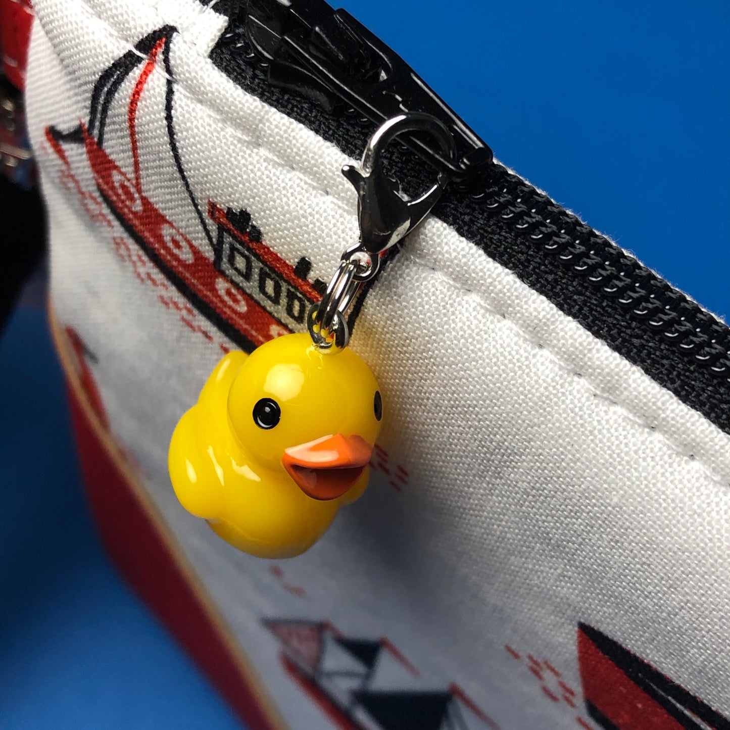 Rubber Duck Zipper Charm