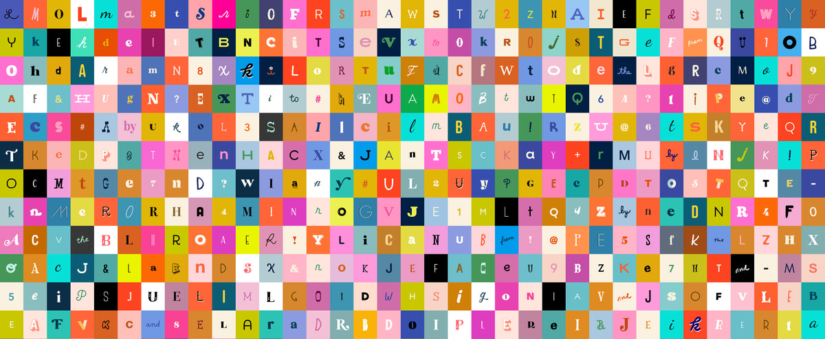 Selvedge Magic Letters FQ