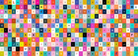 Selvedge Magic Letters FQ