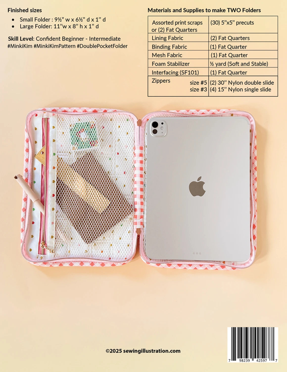 Double Pocket Folder Pattern