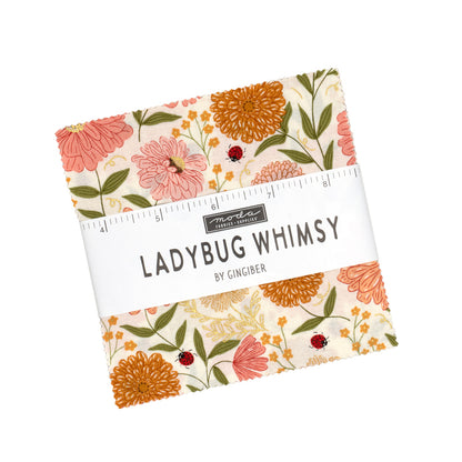 Ladybug Whimsy 5" Charm Pack