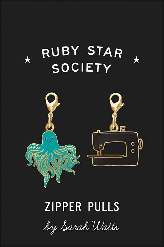 Ruby Star Society Zipper Pulls Sarah Watts
