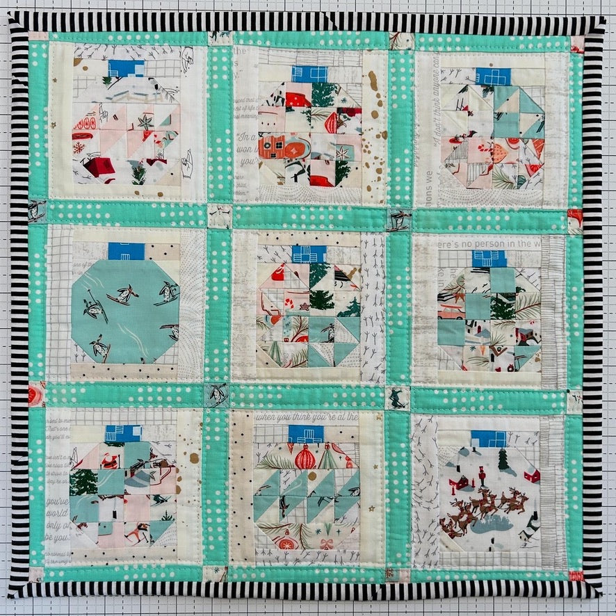 Vintage Holiday Mini Quilt Pattern