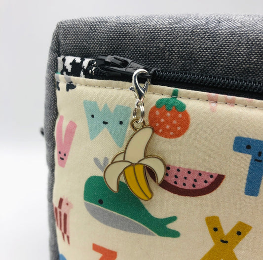 Banana Zipper Charm