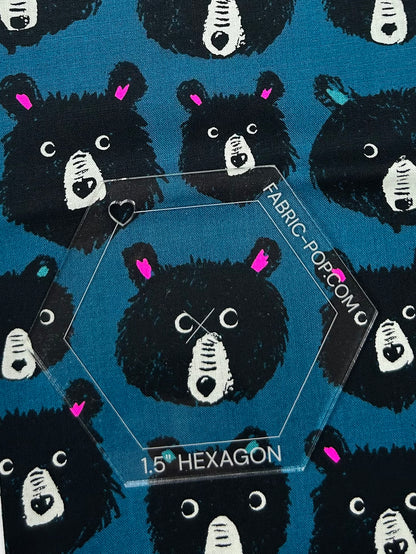 Fussy Cut Hexagon Template Set