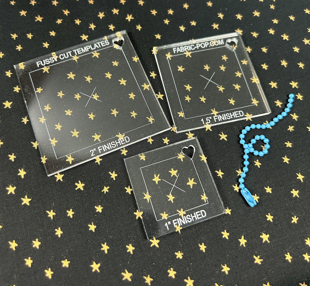 Tiny Fussy Cut Template Set – Fabric Pop
