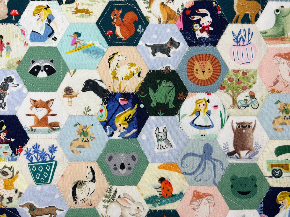 Fussy Cut Hexagon Template Set