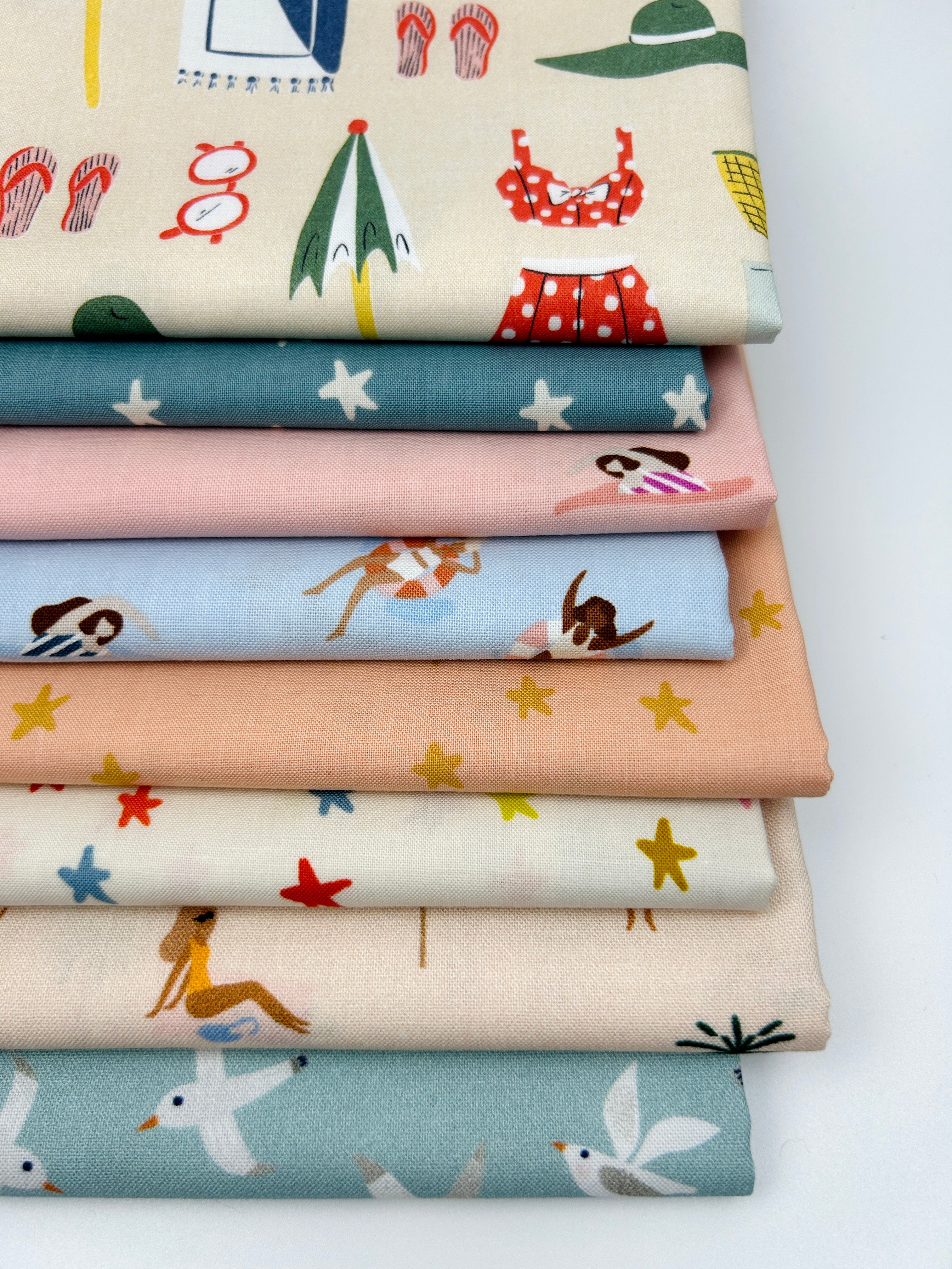 Sandy Beach FQ Bundle – Fabric Pop