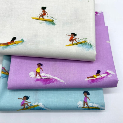 Tiny Surfers 3 Fat Quarters