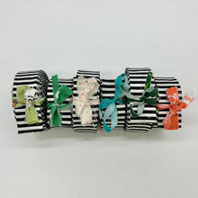 Load image into Gallery viewer, Black &amp; White Striped Quilt Binding (Double Fold)
