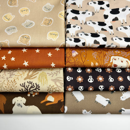 Brown Fat Quarter Bundle