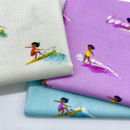 Tiny Surfers 3 Fat Quarters