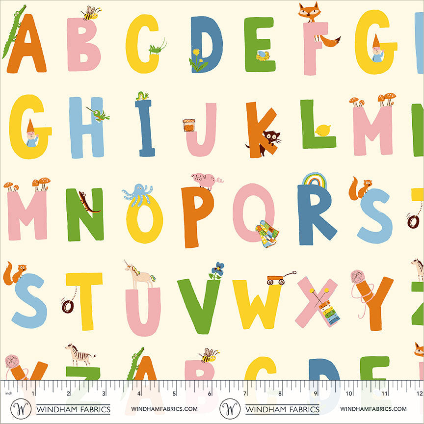 Heather Ross Favorites Alphabet *½ Yard*