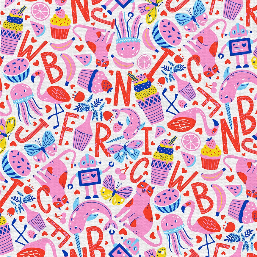 Pink Alphabet Toss