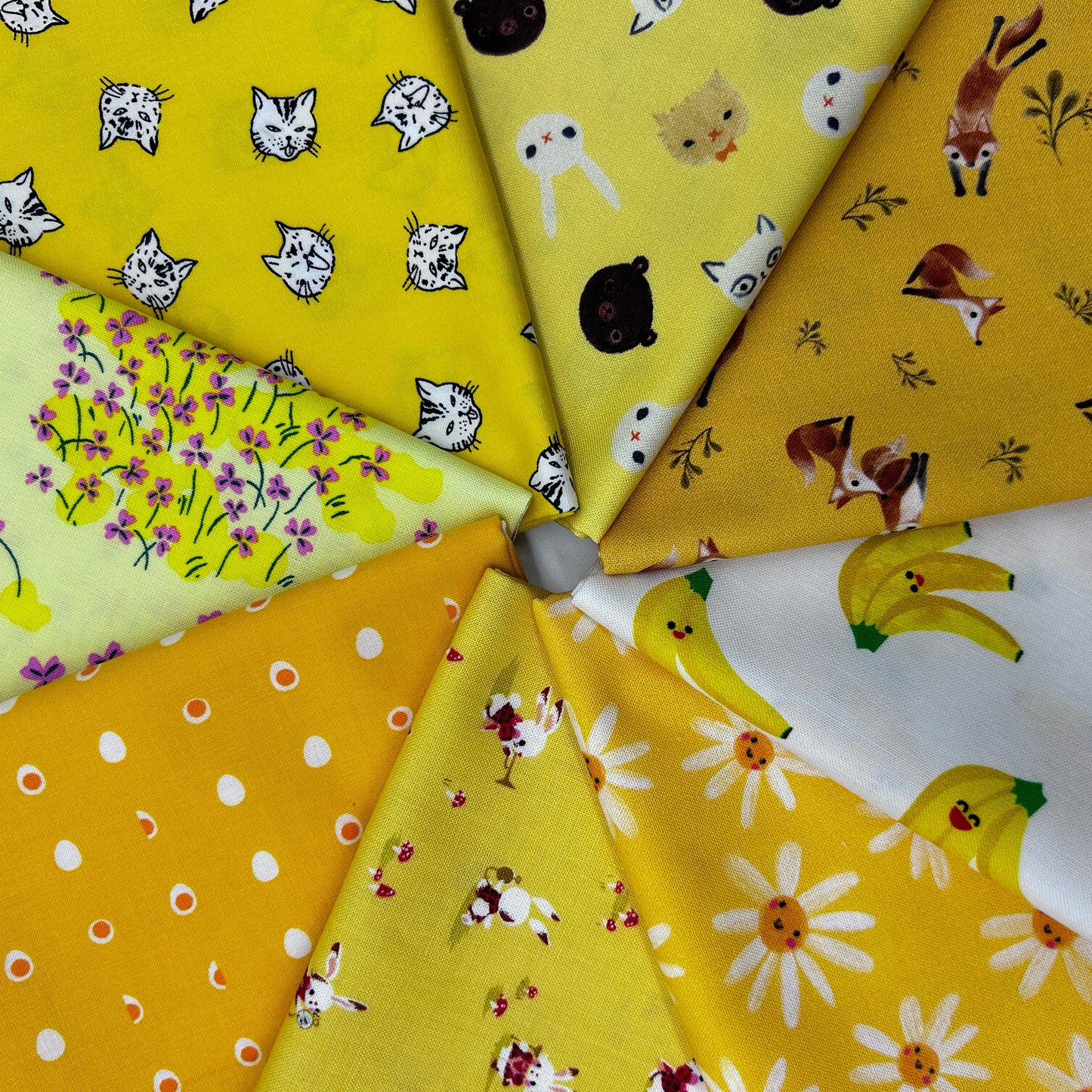 Yellow Fat Quarter Bundle