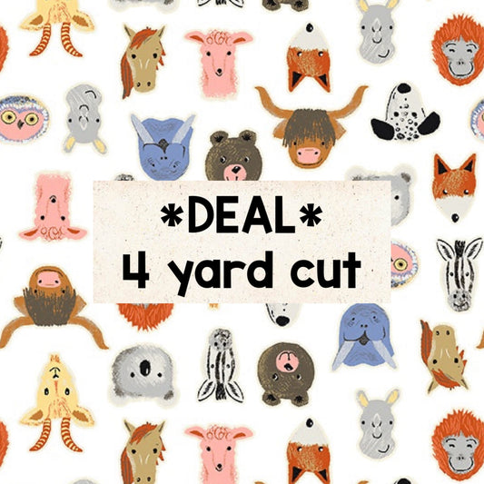 A is for Animals 4 Yard Cut Deal