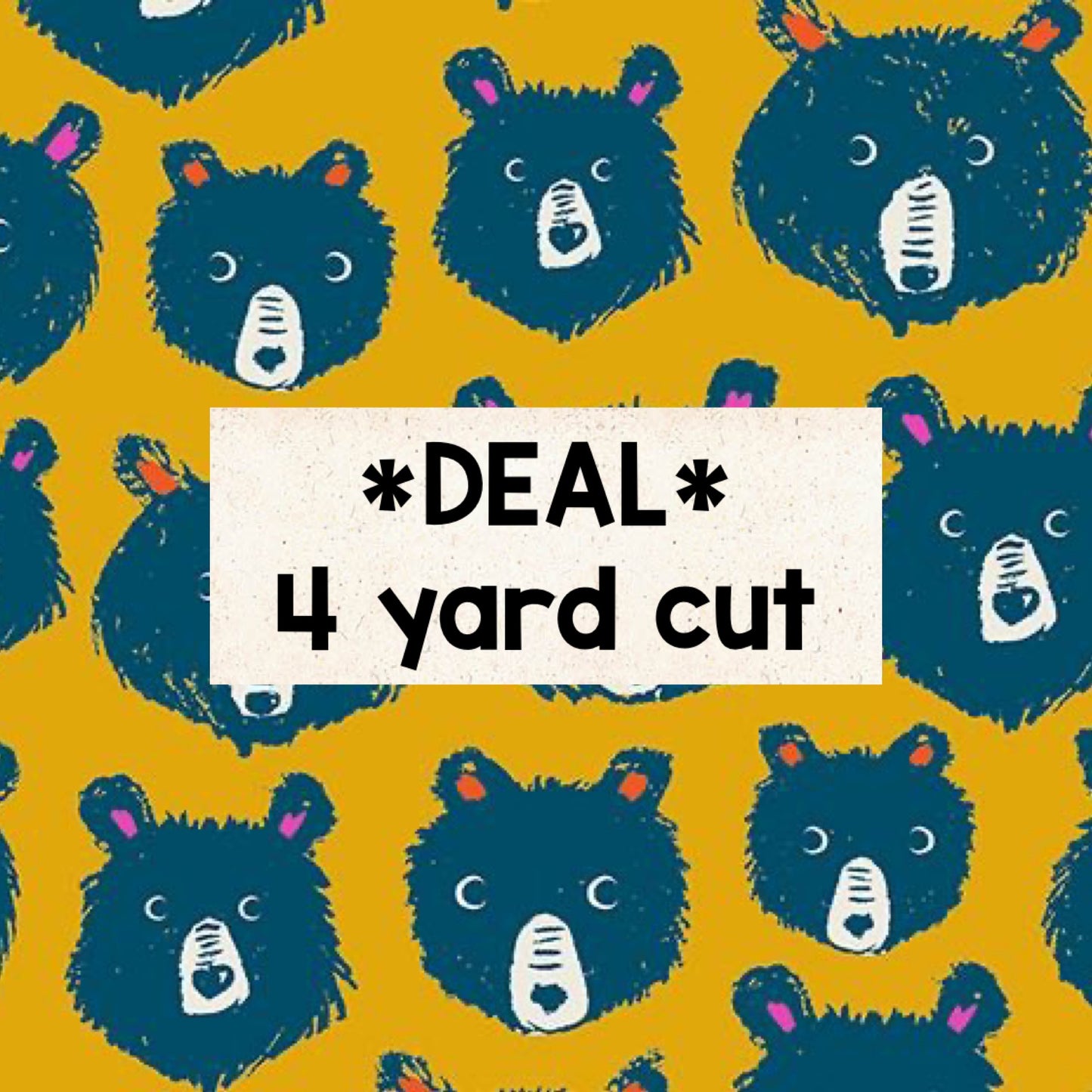 Teddy and The Bears Goldenrod 4 Yard Deal