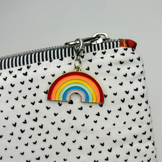 Rainbow Zipper Charm