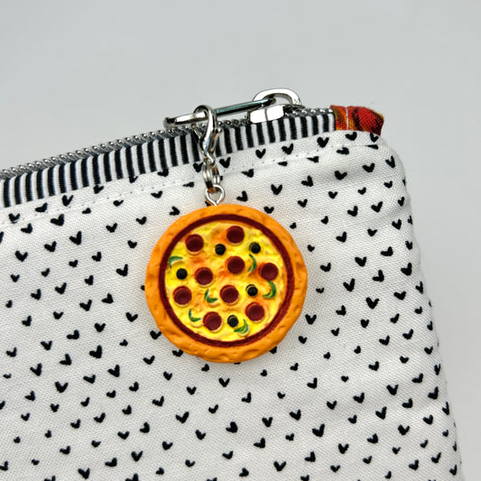 Pizza Zipper Charm