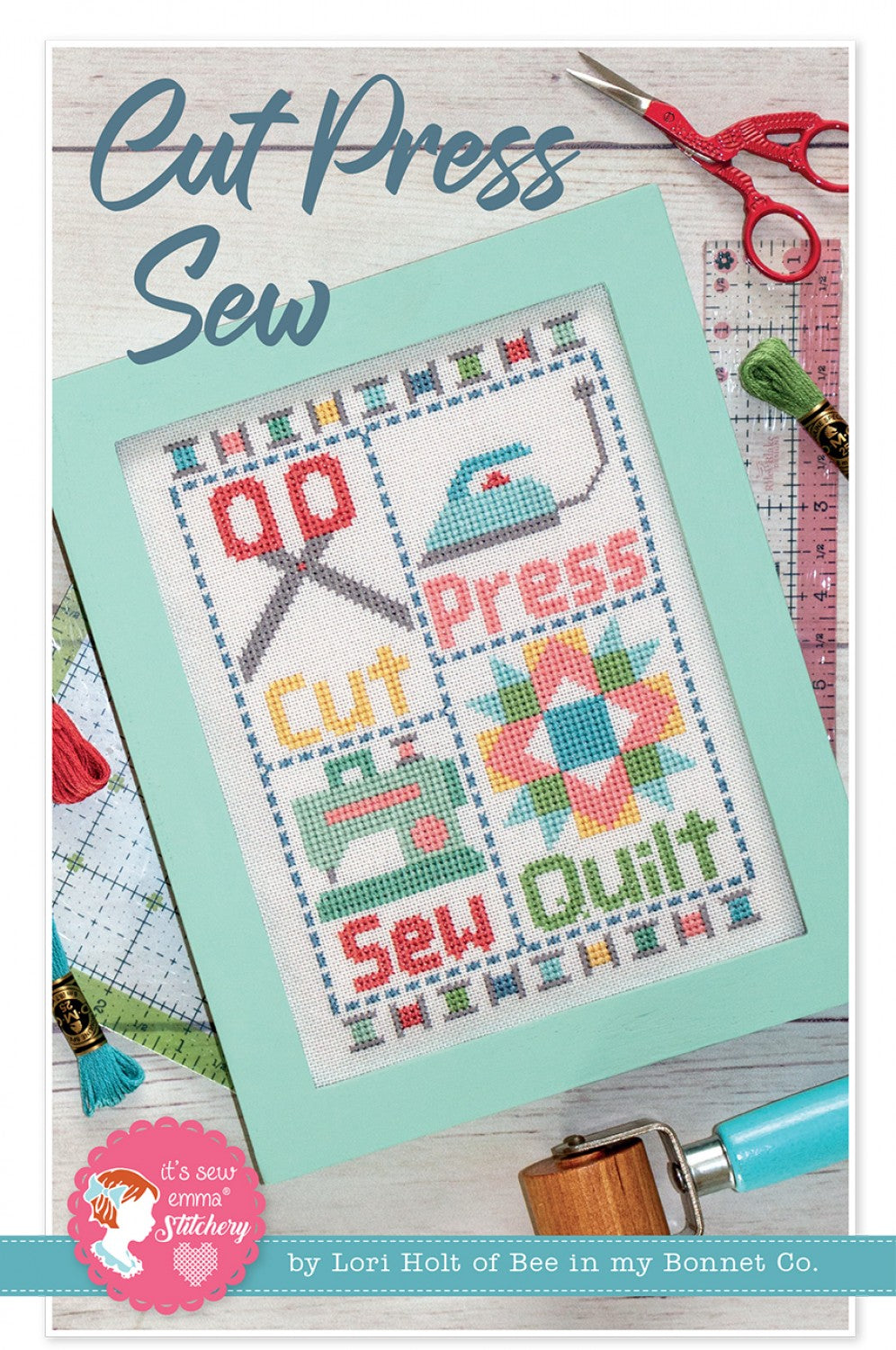 Press Pattern Cut Press Sew Cross Stitch Pattern – Fabric Pop