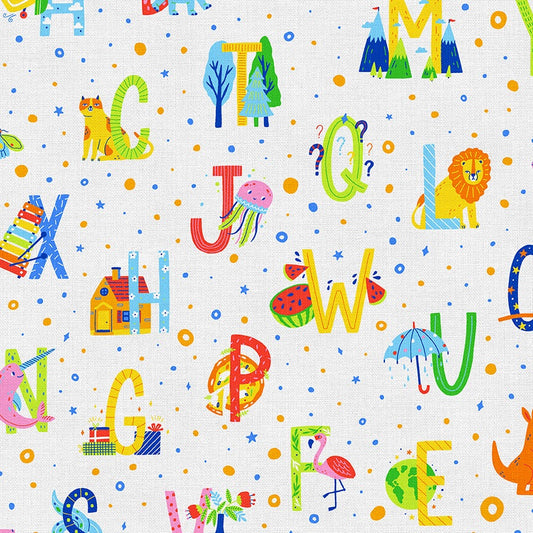 Letters & Pictures *½ Yard*