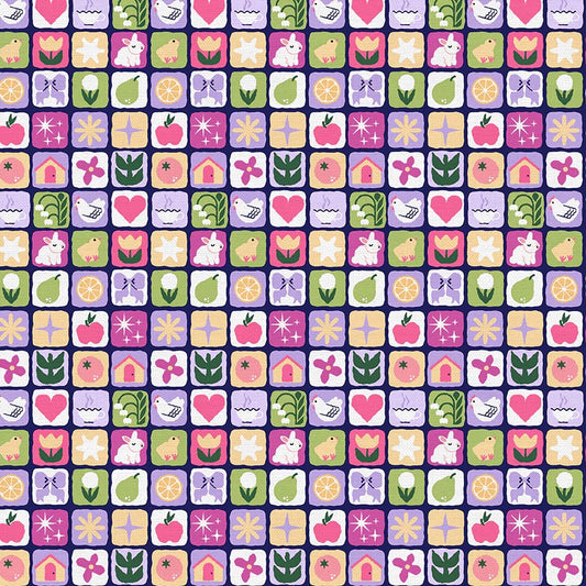 Cozy Cottage Mini Icons Purple/Pink