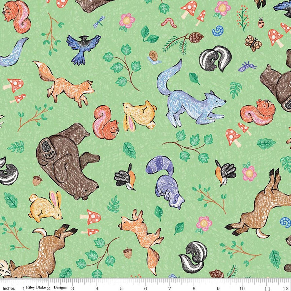 Colorful Critters Green