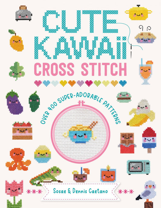 Cute Kawaii Cross Stitch Pattern Book