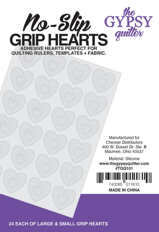 No-Slip Ruler Grip Hearts