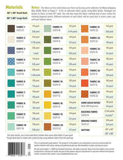 Outdoors Quilt Pattern