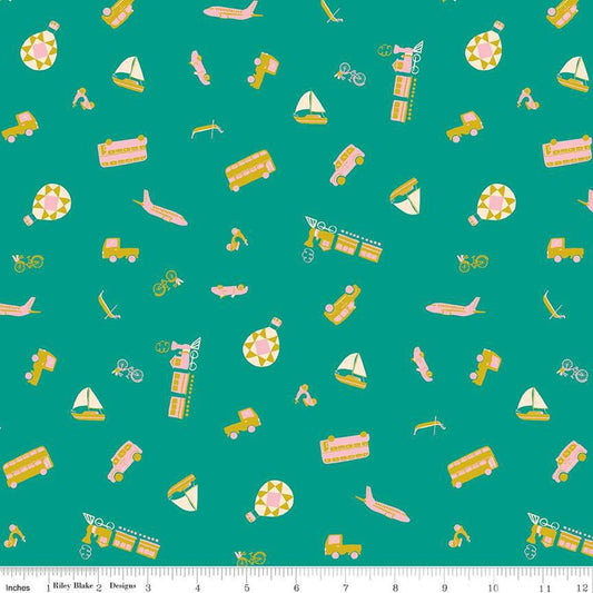 Modes of Travel Teal